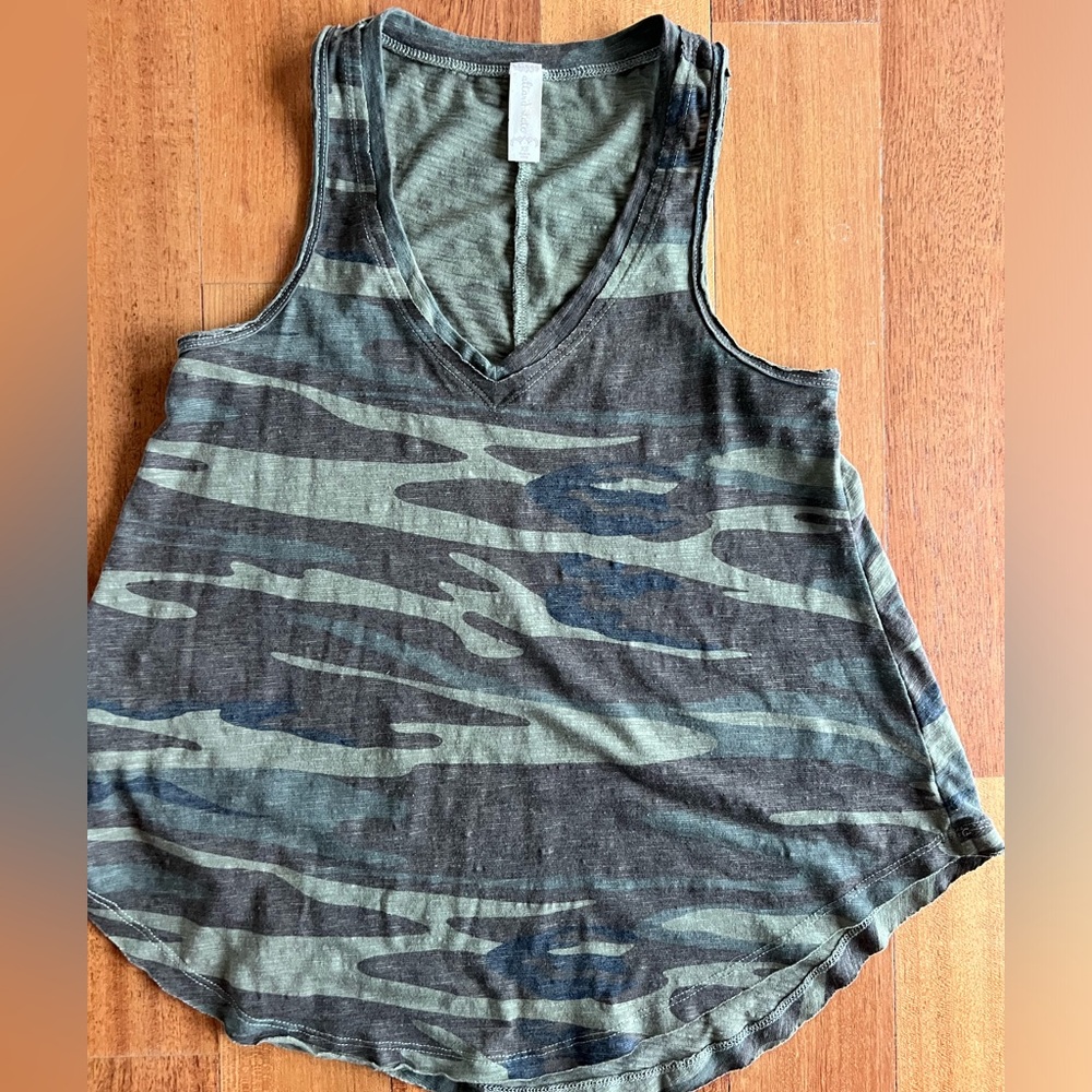 Camp tank top. Gently worn